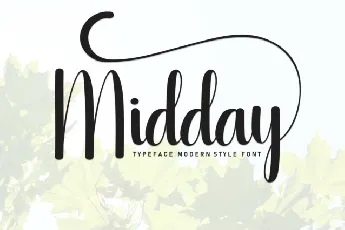 Midday Script font