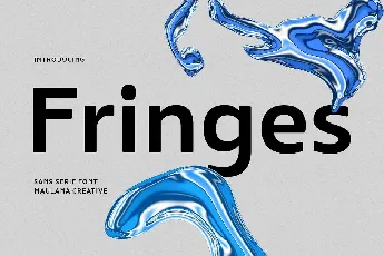 Fringes font