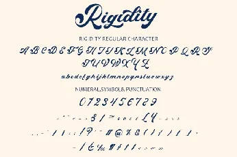 Rigidity font