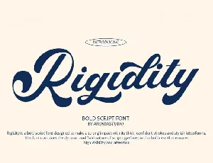 Rigidity font