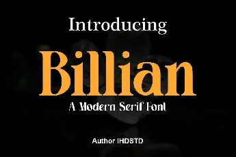 Billian font