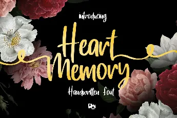 Heart Memory font