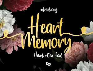 Heart Memory font
