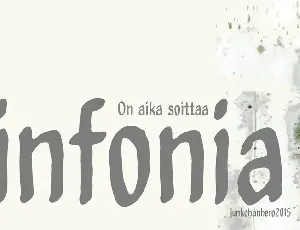 On aika soittaa sinfonia font