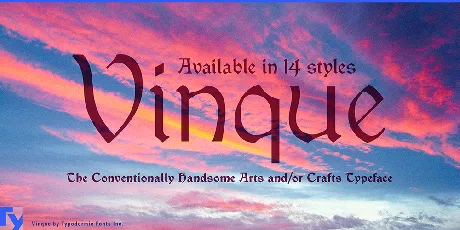 Vinque font