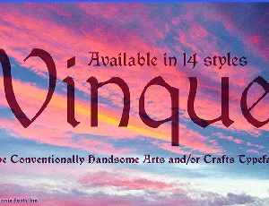 Vinque font