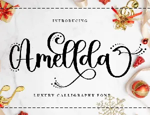 Amellda font