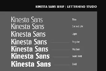 Kinesta font