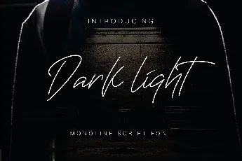 Darklight font