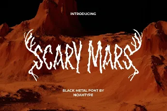 ScaryMarsDemo font