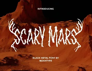 ScaryMarsDemo font