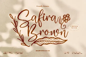 Safira Brown font