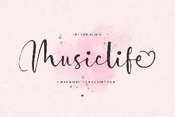 Musiclife font