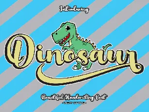 Dinosaur font