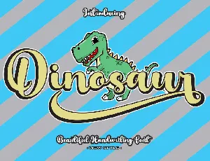 Dinosaur font