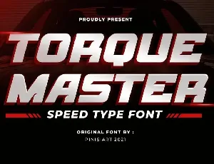 Torque Master Display font