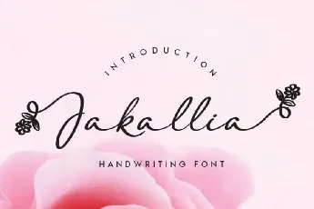 Jakallia Handwritten font