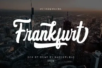 Frankfurt font