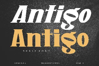 Antigo - Personal Use font