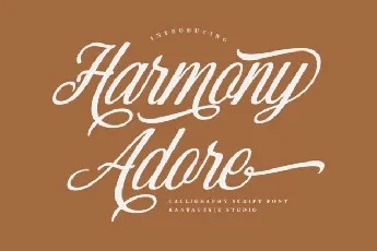 Harmony Adore font