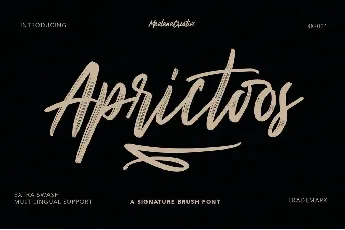 Aprictoos font