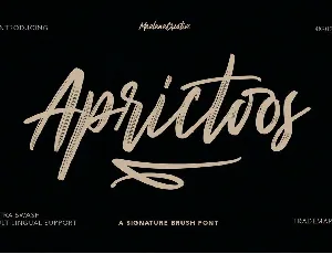 Aprictoos font