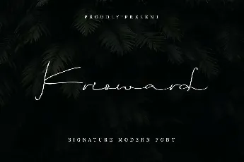 Krisward Demo font