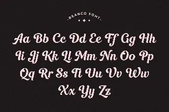 Beanco font