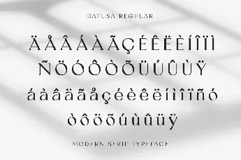 Batusa font