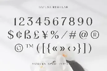 Batusa font