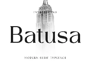 Batusa font