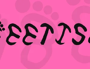 Feetish font