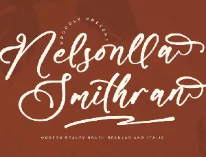 Nelsonlla Smithran font