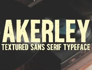 Akerley font