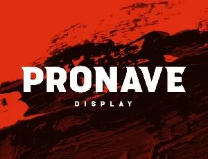 Pronave font