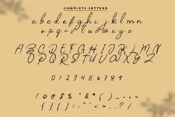 Belkago Handwritten font