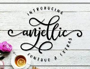 Anjellic Script font