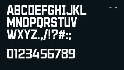 Legend font