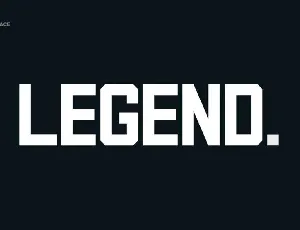 Legend font