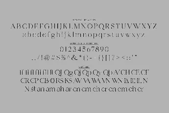 Channe font