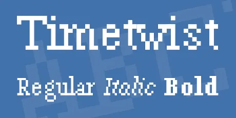 Timetwist font