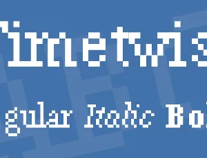 Timetwist font