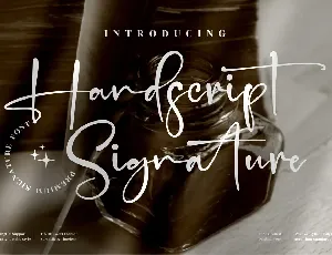 Handscript Signature font