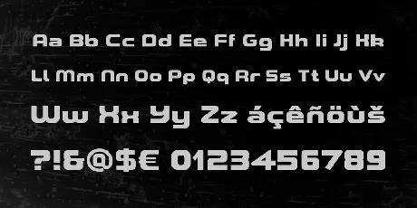 A*SPACE HEAVY Demo font