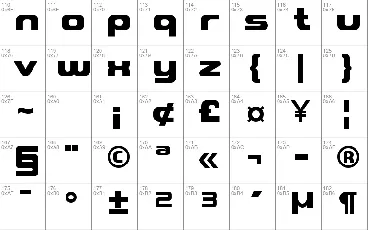 A*SPACE HEAVY Demo font