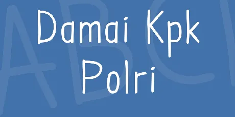 Damai Kpk Polri font