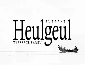 Heulgeul Family font