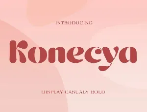 Konecya font