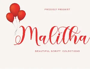 Malitha font