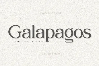 Galapagos Serif font